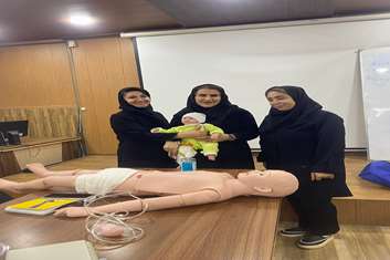 برگزاری کارگاه احیای پایه اطفال ویژه مراقبین سلامت مراکز و پایگاه های مرکز بهداشت شمال غرب یک