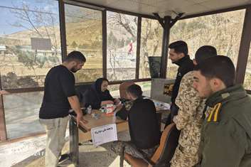 آموزش و غربالگری سلامت به مناسبت هفته ملی جوان در دانشگاه نیروی انتظامی امین