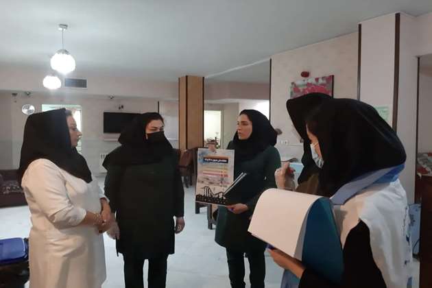 بازدید تخصصی از مرکز سالمندان مهربان در هفته بدون دخانیات