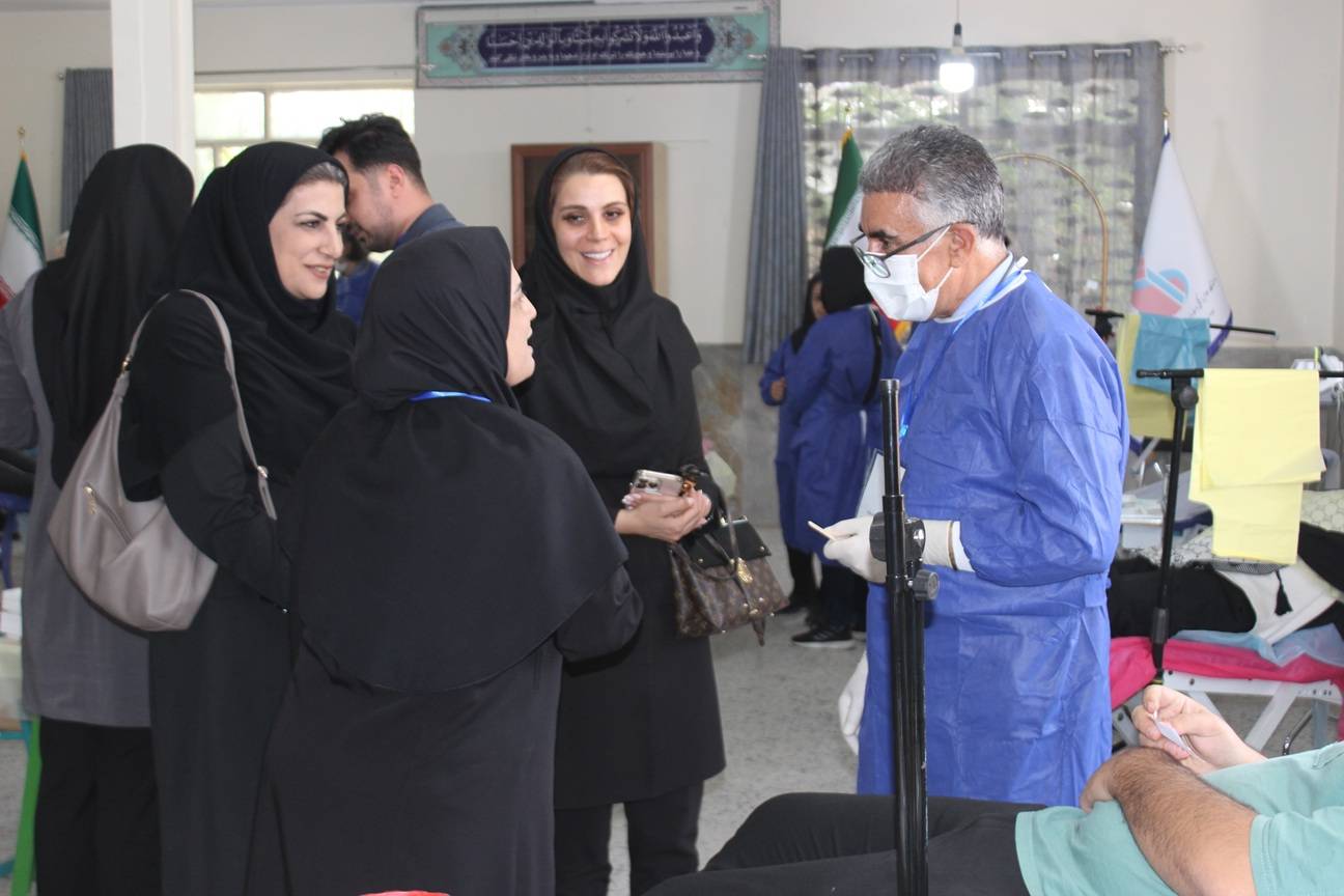 اردوی جهادی با مشارکت واحدبهداشت دهان و دندان مرکز بهداشت شمال غرب یک
