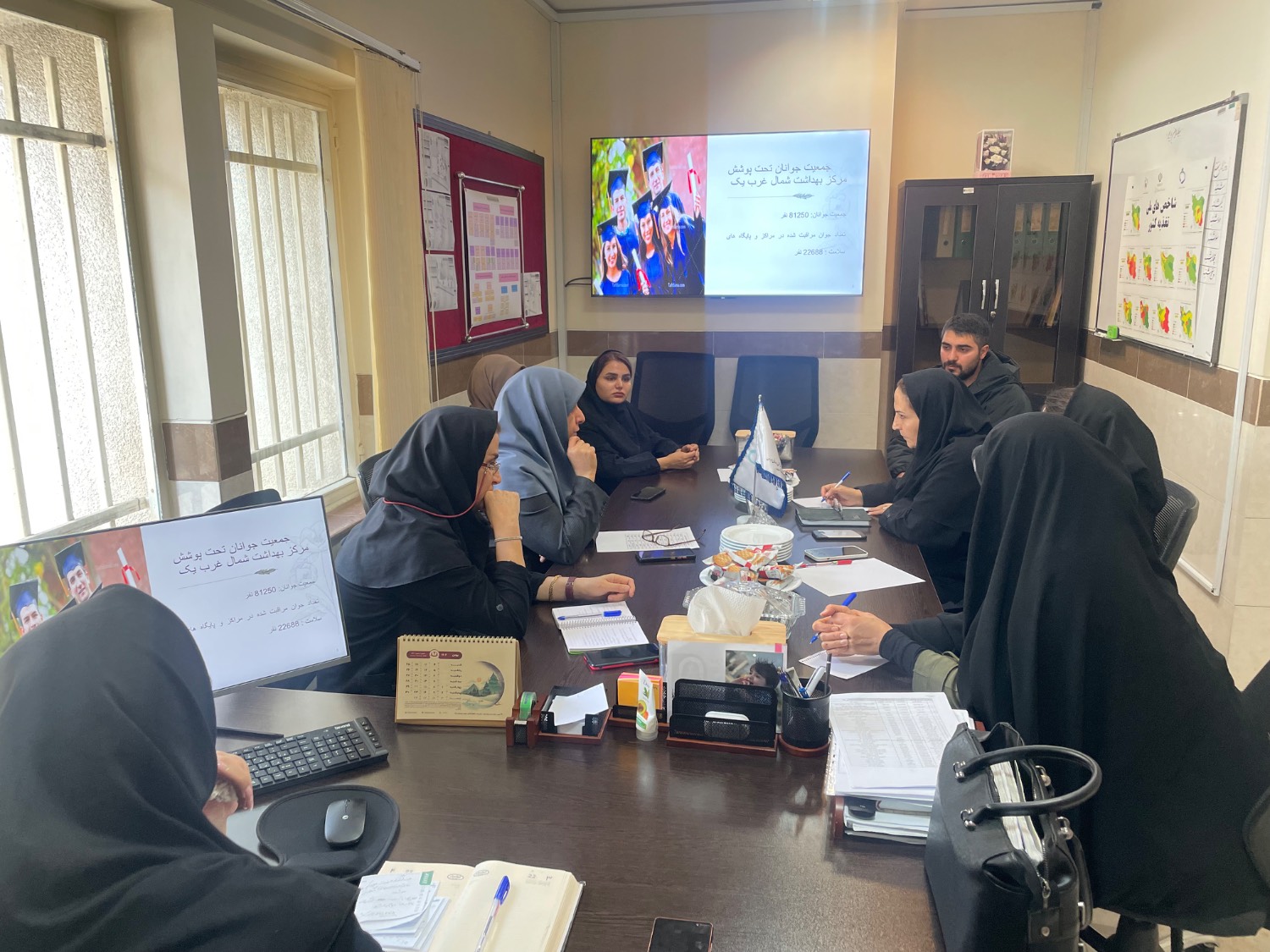 گزارش برگزاری کمیته هماهنگی به مناسبت هفته ی ملی جوان